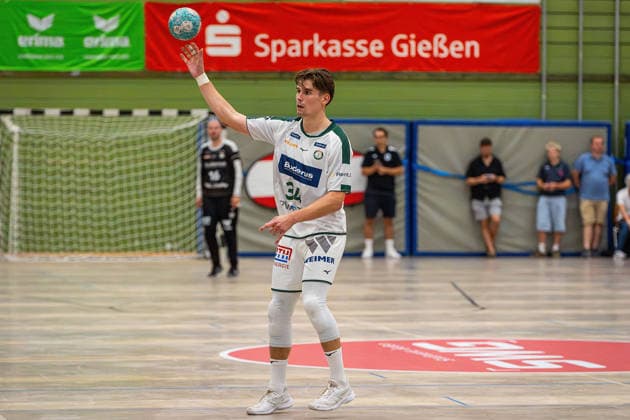 August 4, 2026, xovx, Lindencup Handball Tournament, HSG Wetzlar vs. TV Hüttenberg, Paul Kompenhans, HSG Wetzlar, Stock Photo, Linden City Hall, Hesse, Germany, DE