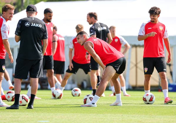 August 5, 2026, Germany, Grassau, Bundesliga, 2026–2027 season, VfB Stuttgart training camp, Badredine Bouanani