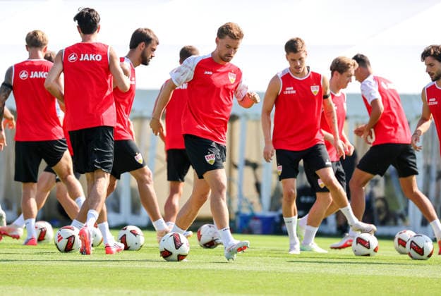 August 5, 2026, Germany, Grassau, Bundesliga, 2026–2027 season, VfB Stuttgart training camp, Maximilian Mittelstädt