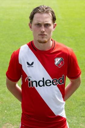 UTRECHT , 04-08-2026 , Sportcomplex Zoudenbalch , season 2026 2027 , season 2026 2027 , Dutch Keukenkampioen divisie , football , photocall Jong FC Utrecht , picture shows Tijn den Boggende photocall Jong Utrecht  x205461605x Copyright: