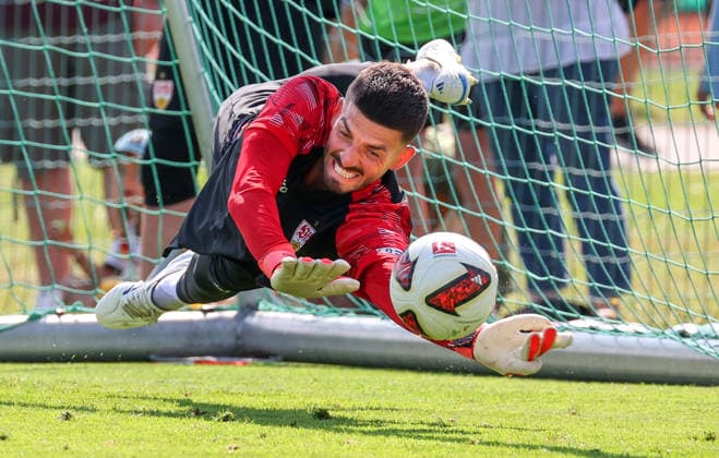 August 5, 2026, Germany, Grassau, Bundesliga, 2026–2027 season, VfB Stuttgart training camp, Fabian Bredlow