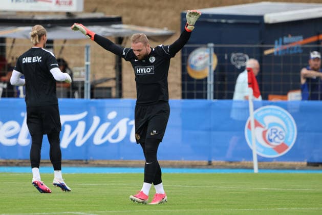 August 4, 2026, Soccer, Men s, Friendly, 2026–2027 Season, Racing Strasbourg vs. SV 07 Elversberg, Nicolas Kristof, SV 07 Elversberg, Haguenau, Parc des Sports de Haguenau, Grand Est, France, FRA Copyright: xSebastianxBachx
