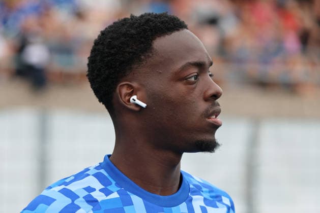August 4, 2026, Soccer, Men s, Friendly, 2026–2027 Season, Racing Strasbourg vs. SV 07 Elversberg, Rabby Nzingoula, Racing Strasbourg, Haguenau, Parc des Sports de Haguenau, Grand Est, France, FRA Copyright: xSebastianxBachx