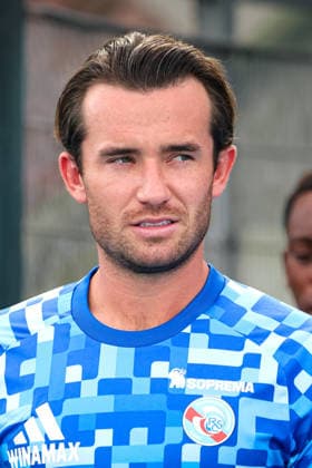 August 4, 2026, Soccer, Men s, Friendly, 2026–2027 Season, Racing Strasbourg vs. SV 07 Elversberg, Ben Chilwell, Racing Strasbourg, Haguenau, Parc des Sports de Haguenau, Grand Est, France, FRA Copyright: xSebastianxBachx