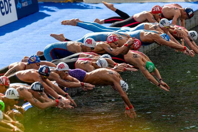 Swimming, European Championships in Paris, open water, men, 5 km