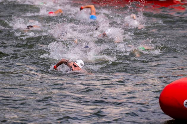 France, Paris, Centre Aquatique Olympique Metropole du Grand Paris, August 5, 2026, European Aquatics Championships – Artistic Swimming, Day 6, 5 km Open Water, Oliver Klemet of Germany, Photo by Eibner Pressefoto Tino Henschel, European Aquatics Championships – Artistic Swimming, Day 6, 5 km Open Water, Paris Copyright: xEibnerxPressefotox