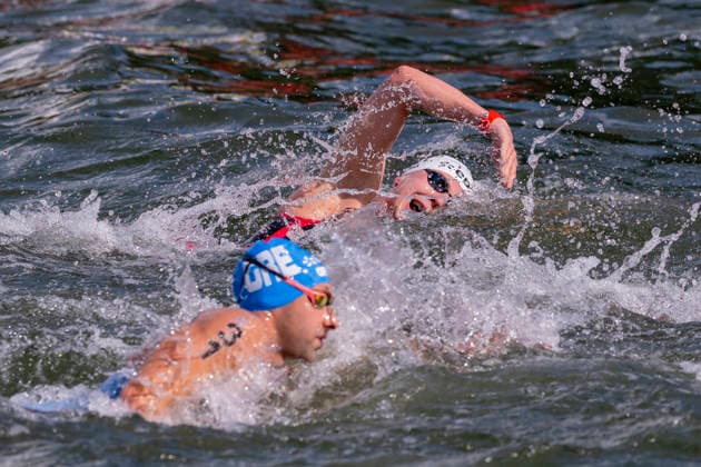 France, Paris, Centre Aquatique Olympique Metropole du Grand Paris, August 5, 2026, European Aquatics Championships – Artistic Swimming, Day 6, 5 km Open Water, Oliver Klemet of Germany, Photo by Eibner Pressefoto Tino Henschel, European Aquatics Championships – Artistic Swimming, Day 6, 5 km Open Water, Paris Copyright: xEibnerxPressefotox