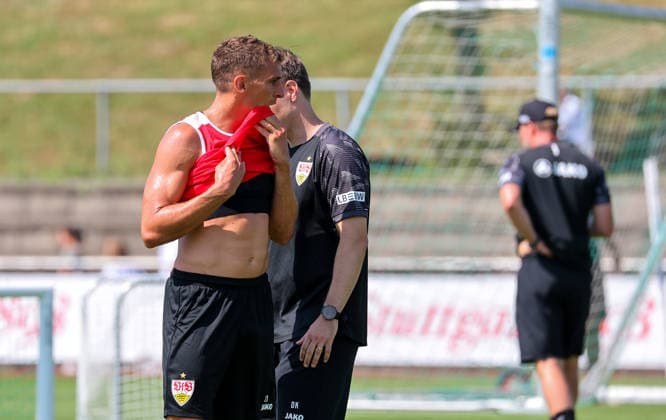 August 5, 2026, Germany, Grassau, Bundesliga, 2026–2027 season, VfB Stuttgart training camp, Grischa Prömel