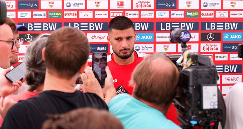 August 5, 2026, Germany, Grassau, Bundesliga, 2026–2027 season, VfB Stuttgart training camp, Deniz Undav