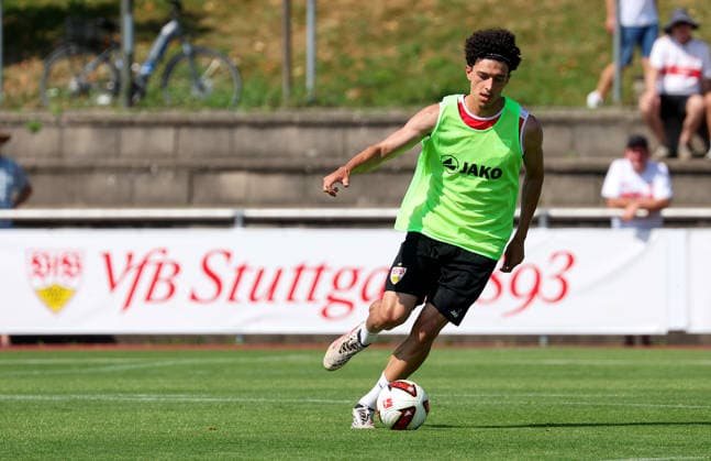 August 5, 2026, Germany, Grassau, Bundesliga, 2026–2027 season, VfB Stuttgart training camp, Ameen Al Dakhil