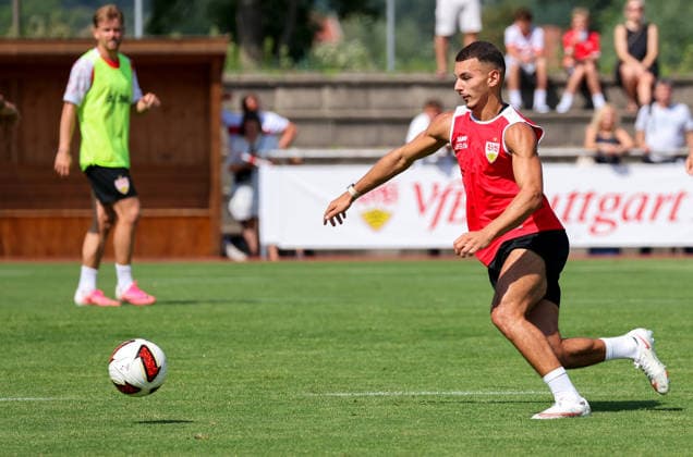 August 5, 2026, Germany, Grassau, Bundesliga, 2026–2027 season, VfB Stuttgart training camp, Badredine Bouanani