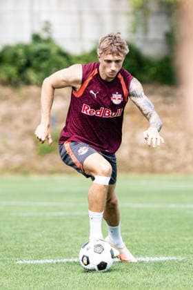 SOCCER - UEFA EL, RBS vs Pafos SALZBURG,AUSTRIA,05.AUG.26 - SOCCER - UEFA Europa League, qualification, Red Bull Salzburg vs Pafos FC, preview, training RBS. Image shows Tim Drexler (RBS).  GEPAxpictures xJulioxArellano
