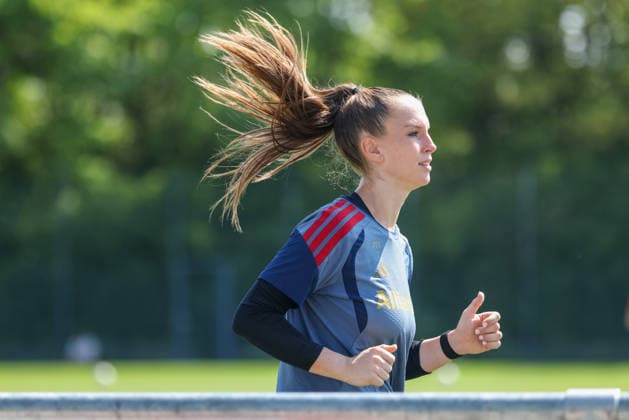 Ena Mahmutovic, FC Bayern Munich, 01, GER, FC Bayern Munich Women s Training, Soccer, Google Pixel Women s Bundesliga, 2026–2027 Season, August 5, 2026, GER, FC Bayern Munich Women s Training, Soccer, Google Pixel Women s Bundesliga, 2026–2027 Season, August 5, 2026, Munich Copyright: xEibner-Pressefoto JennixMaulx EP_JML