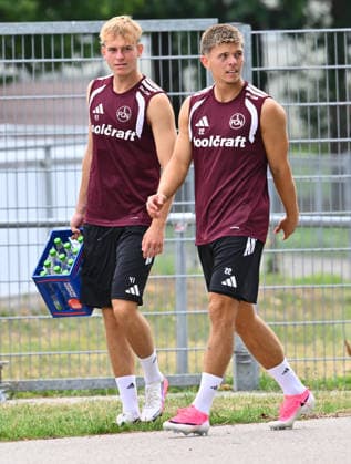 August 5, 2026 Soccer 2 Bundesliga 2026–2027 Season 1 FC Nuremberg Nuremberg FCN Club Training Sports Photo Zink xwoxzix Eric Porstner 41, 1 FC Nuremberg FCN Finn Becker 22, 1 FC Nuremberg FCN