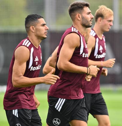 August 5, 2026 Soccer 2 Bundesliga 2026–2027 Season 1 FC Nuremberg Nuremberg FCN Club Training Sports Photo Zink xwoxzix Ioannis Masouras 21, 1 FC Nuremberg FCN Alexios Kalogeropoulos 4, 1 FC Nuremberg FCN