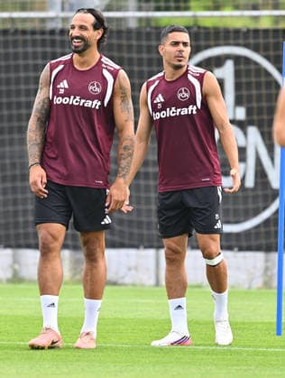 August 5, 2026 Soccer 2 Bundesliga 2026–2027 Season 1 FC Nuremberg FCN Club Training Sports Photo Zink xwoxzix Adriano Grimaldi 39, 1 FC Nuremberg FCN Ioannis Masouras 21, 1 FC Nuremberg FCN