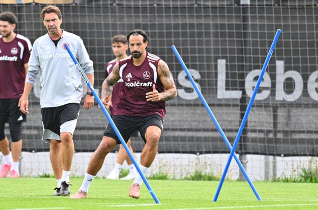 August 5, 2026 Soccer 2 Bundesliga 2026–2027 Season 1 FC Nuremberg Nuremberg FCN Club Training Sports Photo Zink xwoxzix Johannes Hannes Wieber Head of Performance 1 FC Nuremberg FCN Adriano Grimaldi 39, 1 FC Nuremberg FCN
