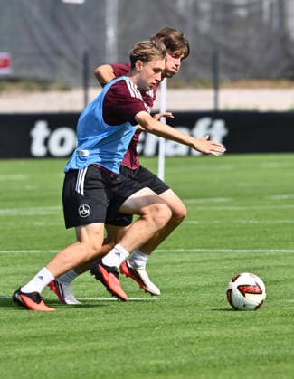August 5, 2026 Soccer 2 Bundesliga 2026–2027 Season 1 FC Nuremberg FCN Club Training Sports Photo Zink xwoxzix Marko Soldic 16, 1 FC Nuremberg FCN in front of Marc Kornwachs Barjuan 35, 1 FC Nuremberg FCN