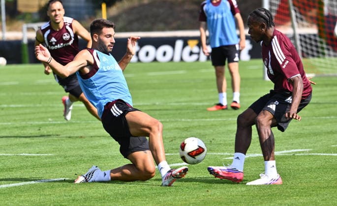 August 5, 2026 Soccer 2 Bundesliga 2026–2027 Season 1 FC Nuremberg FCN Club Training Sports Photo Zink xwoxzix Alexios Kalogeropoulos 4, 1 FC Nuremberg FCN Mohamed Ali Zoma 23, 1 FC Nuremberg FCN