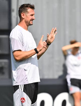 August 5, 2026 Soccer 2 Bundesliga 2026–2027 Season 1. FC Nürnberg Nuremberg FCN Club Training Sports Photo Zink xwoxzix Miroslav Miro Klose Coach 1. FC Nürnberg FCN Sends a Message
