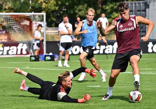 August 5, 2026 Soccer 2 Bundesliga 2026–2027 Season 1 FC Nuremberg FCN Club Training Sports Photo Zink xwoxzix Jan Reichert 1, 1 FC Nuremberg FCN Javier Fernandez 8, 1 FC Nuremberg FCN