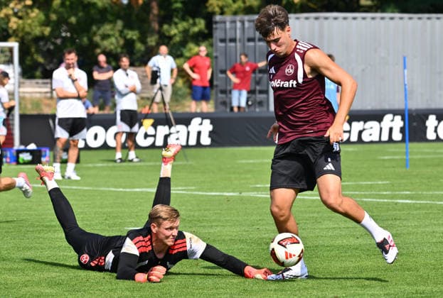 August 5, 2026 Soccer 2 Bundesliga 2026–2027 Season 1 FC Nuremberg FCN Club Training Sports Photo Zink xwoxzix Jan Reichert 1, 1 FC Nuremberg FCN Javier Fernandez 8, 1 FC Nuremberg FCN