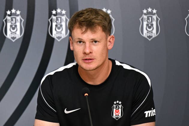 Football, Europa League qualifiers, Beşiktaş Istanbul, press conference with Alexander Nübel