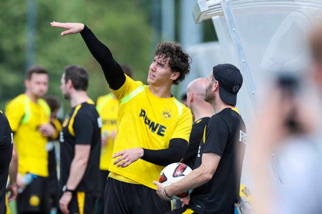 August 5, 2026, Soccer, Borussia Dortmund goalkeeper Silas Ostrzinski in training at the BVB training facility in Dortmund, North Rhine-Westphalia, Germany xRHR PHOTO DEx Copyright: DennisxEwert RHR-FOTOx RHR-FOTO DE