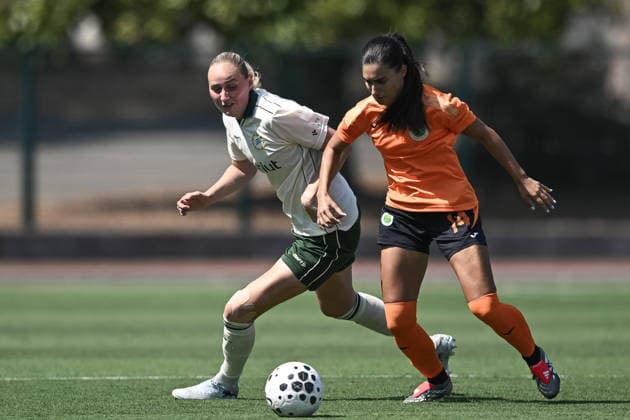 August 5, 2026: Emilie Bragstad of Hammarby during the UEFA Women’s Champions League qualifying match between Hammarby and Apolonia on August 5, 2026 in Biella. Photo by Daniele Buffa. BILDBYRAN COP 18 XY0120 soccer football fotball UEFA Women’s Champions League Hammarby Apolonia women’s BBENG qualifiers  Copyright: DanielexBuffa BB260805BB206