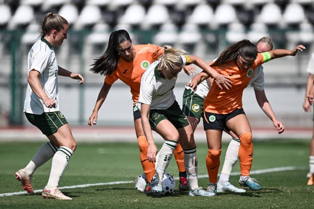 August 5, 2026: Emilie Bragstad of Hammarby during the UEFA Women’s Champions League qualifying match between Hammarby and Apolonia on August 5, 2026 in Biella. Photo by Daniele Buffa. BILDBYRAN COP 18 XY0120 soccer football fotball UEFA Women’s Champions League Hammarby Apolonia women’s BBENG qualifiers  Copyright: DanielexBuffa BB260805BB223