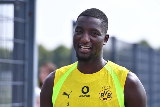 Soccer: Bundesliga 1 – Borussia Dortmund training session on August 5, 2026, at the Hohenbuschei training facility in Dortmund; Serhou Guirassy, Dortmund xRx