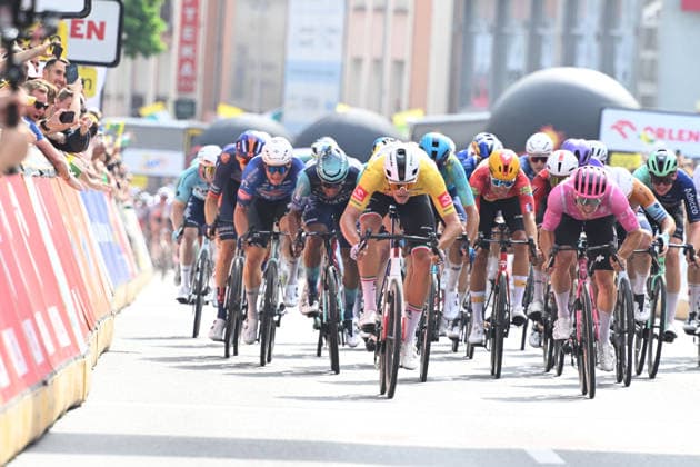 05-08-2026 Tour De Pologne; Tappa 03 Gorzow Wielkopolski - Zielona Gora; 2026, Lidl - Trek; 2026, Ef Education - Easypost; Milan, Jonathan; Hobbs, Alfred Bruce Noah; Zielona Gora; 