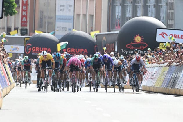 05-08-2026 Tour De Pologne; Tappa 03 Gorzow Wielkopolski - Zielona Gora; 2026, Lidl - Trek; 2026, Ef Education - Easypost; Milan, Jonathan; Hobbs, Alfred Bruce Noah; Zielona Gora; 
