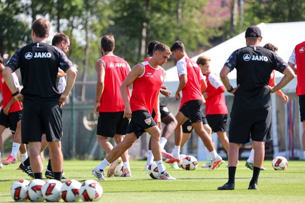 August 5, 2026, Germany, Grassau, Bundesliga, 2026–2027 season, VfB Stuttgart training camp, Grischa Prömel
