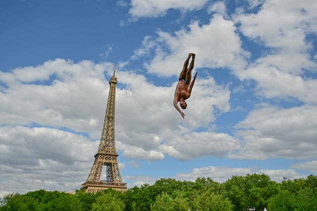 European Aquatics Championship 2026 - High Diving Hungarian athlete during the High Diving training at the European Swimming Championships 2026 on August 5, 2026. Photo by Tomas Stevens ABACAPRESS.COM Paris France  Copyright: xStevensxTomas ABACAx