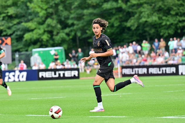 August 5, 2026 Rottach Egern Soccer, Men s, 2026–2027 season, Friendly Match: FC Rottach Egern vs. Borussia Mönchengladbach, Wael Mohya, Gladbach. DFL regulations prohibit any use of photographs as image sequences and or quasi-video. Am Birkenmoos Stadium, Bavaria, Germany