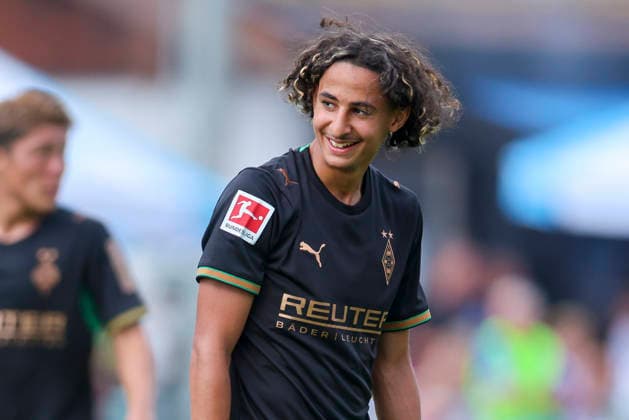 Wael Mohya of Borussia Mönchengladbach smiles during the friendly match between FC Rottach Egern and Borussia Mönchengladbach, Birkenmoos Stadium on August 5, 2026, in Rottach Egern, Germany. Photo by Marco Steinbrenner, DeFodi Images. Wael Mohya of Borussia Mönchengladbach smiles during the friendly match between FC Rottach Egern and Borussia Mönchengladbach at Birkenmoos Stadium on August 5, 2026 in Rottach Egern, Germany. Photo by Marco Steinbrenner, DeFodi Images. Photo by Marco Steinbrenner, DeFodi Images