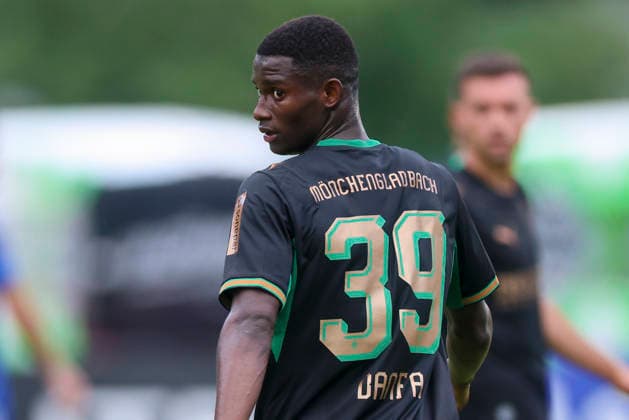 Iaia Manco Danfa of Borussia Mönchengladbach looks on during the friendly match between FC Rottach Egern and Borussia Mönchengladbach at Stadion Birkenmoos on August 5, 2026, in Rottach Egern, Germany Photo by Marco Steinbrenner DeFodi Images Iaia Manco Danfa of Borussia Mönchengladbach looks on during the friendly match between FC Rottach Egern and Borussia Mönchengladbach at Stadion Birkenmoos on August 5, 2026 in Rottach Egern, Germany Photo by Marco Steinbrenner DeFodi Images Photo by Marco Steinbrenner DeFodi Images