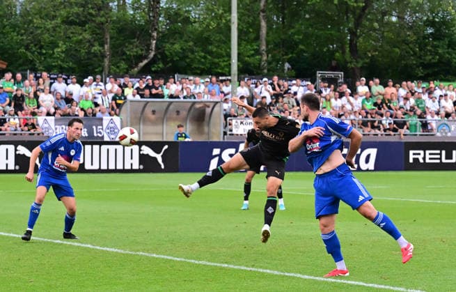 Football, friendly match, FC Rottach-Egern v Borussia Mönchengladbach