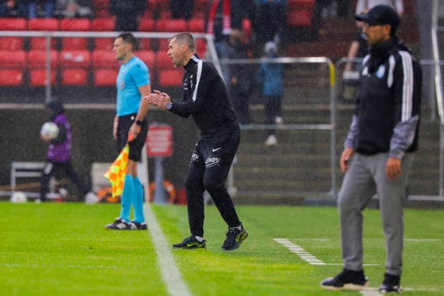 UEFA Conference League 2026 Brann Apollon Limassol Bergen 20260805 Brann coach Eirik Horneland during the UEFA Conference League soccer match between SK Brann and Apollon Limassol at Brann Stadium. Photo: Paul S. Amundsen, NTB, Bergen, Norway. EDITORIGINAL USE ONLY; RESTRICTED USE FOR BETTING COMPANIES  Copyright: xPaulxS.xAmundsenx xNTBx