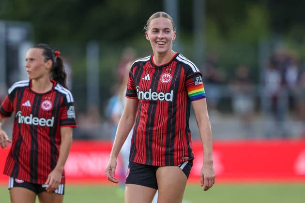 Frankfurt am Main, Germany, August 2026 Laura Freigang Eintracht Frankfurt during the second qualifying round match between Eintracht Frankfurt and Omonia Nicosia in the semifinals of the UEFA Women s LP Mini Tournament at Stadium am Bretanobad in Frankfurt am Main, Germany Copyright: HMBxMedia JoaquimxFerreira