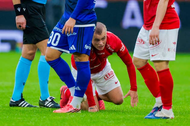 UEFA Conference League 2026 Brann Apollon Limassol Bergen 20260805 Brann s Kristall Mani Ingason in the UEFA Conference League soccer match between SK Brann and Apollon Limassol at Brann Stadium. Photo: Paul S. Amundsen, NTB, Bergen, Norway. EDITORIGINAL USE ONLY; RESTRICTED USE FOR BETTING COMPANIES  Copyright: xPaulxS.xAmundsenx xNTBx