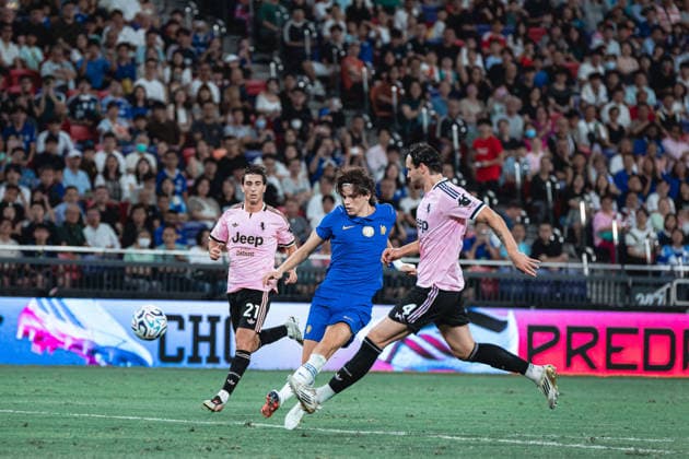 August 5, 2026, Hong Kong, China: Marco Palestra 2 of Chelsea FC in action during Hong Kong Football Festival Herbalgy Trophy between Chelsea FC and Juventus at Kai Tak Stadium in Hong Kong on August 5, 2026. Hong Kong Football Festival Herbalgy Trophy Chelsea FC 0 : 1 Juventus  - ZUMAn333 20260805_znp_n333_088 Copyright: xKaxLokxNgx