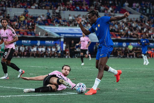 August 5, 2026, Hong Kong, China: Jamie Gittens 11 of Chelsea FC in action during Hong Kong Football Festival Herbalgy Trophy between Chelsea FC and Juventus at Kai Tak Stadium in Hong Kong on August 5, 2026. Hong Kong China - ZUMAn333 20260805_znp_n333_100 Copyright: xKaxLokxNgx
