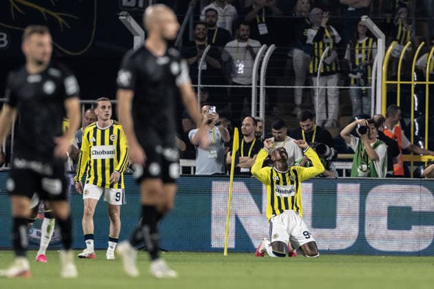 Fenerbahce v Sturm Graz - UEFA Champions League ISTANBUL, TURKIYE - AUGUST 5: Anderson Talisca (94) of Fenerbahce celebrates after a goal during UEFA Champions League third qualifying round the first leg match between Fenerbahce and Sturm Graz at Chobani Stadium in Istanbul, Turkiye on August 5, 2026. Sebnem Coskun Anadolu Istanbul Turkey. Editorial use only. Please get in touch for any other usage.  Copyright: x2026xAnadoluxSebnemxCoskunx