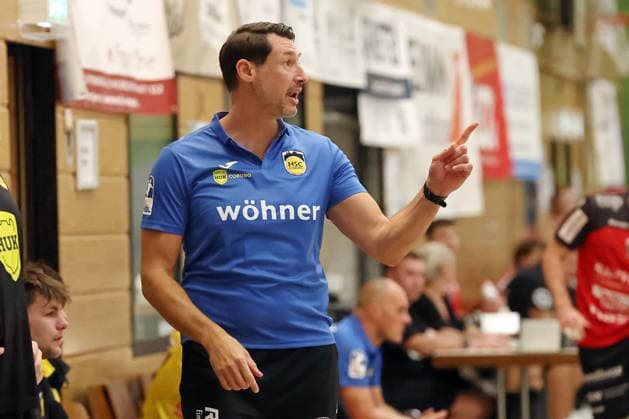 August 5, 2026, xovx, Lindencup Handball Tournament, Pfadi Winterthur HSC 2000 Coburg, Coach Anel Mahmutefendic, HSC Coburg, Linden City Hall, Hesse, Germany, DE