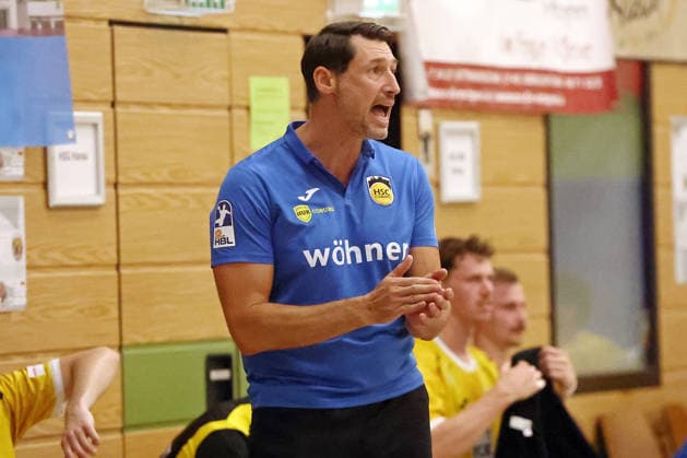 August 5, 2026, xovx, Lindencup Handball Tournament, Pfadi Winterthur HSC 2000 Coburg, Coach Anel Mahmutefendic, HSC Coburg, Linden City Hall, Hesse, Germany, DE