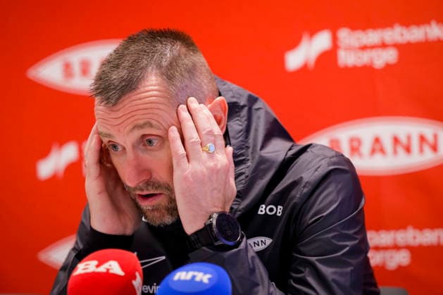 UEFA Conference League 2026: Apollon Limassol vs. Bergen, August 5, 2026. Brann coach Eirik Horneland during the press conference following the loss in the UEFA Conference League soccer match between SK Brann and Apollon Limassol at Brann Stadium. Photo: Paul S. Amundsen NTB Bergen, Norway. EDITORIAL USE ONLY. RESTRICTED USE FOR BETTING COMPANIES  Copyright: xPaulxS.xAmundsenx xNTBx