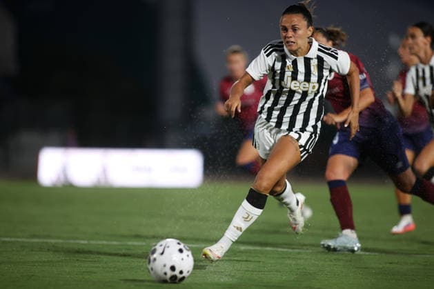 2026-08-05 Juventus FC v Torreense - UEFA Women s Champions League BIELLA, ITALY - AUGUST 5: Annamaria Serturini of Juventus Women during the UEFA Women s Champions League match between Juventus FC and Torreense at Stadio Comunale Vittorio Pozzo Lamarmora on August 5, 2026 in Biella, Italy. (Photo by Nderim Kaceli BSR Agency) Biella Italy Content not available for redistribution in The Netherlands directly or indirectly through any third parties. Copyright: xBSRxAgencyx