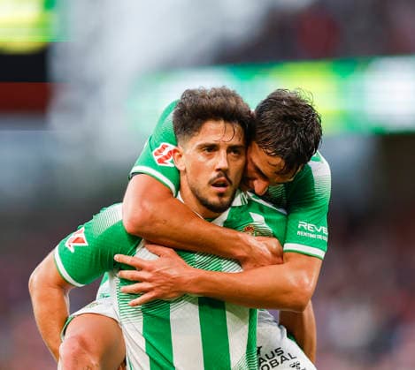 RECORD DATE NOT STATED 5th August 2026; Aviva Stadium, Dublin, Ireland; Friendly Football, Arsenal versus Real Betis; Pablo Fornals of Real Betis celebrates scoring a goal in the 43rd minute 1 - 3 PeterxFitzpatrick